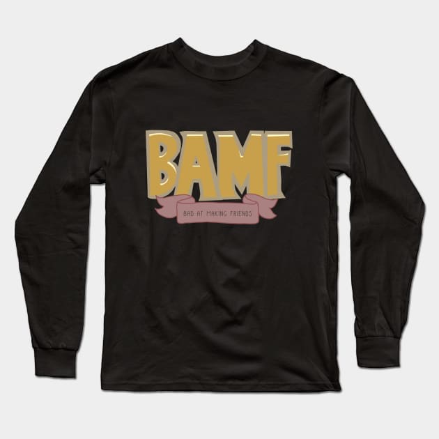 McCree BAMF - Bad At Making Friends Long Sleeve T-Shirt by daniellecaliforniaa